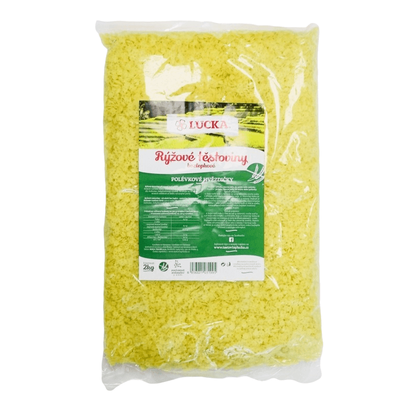 RISOLINO rýžové těstoviny polévkové hvězdičky 2 kg