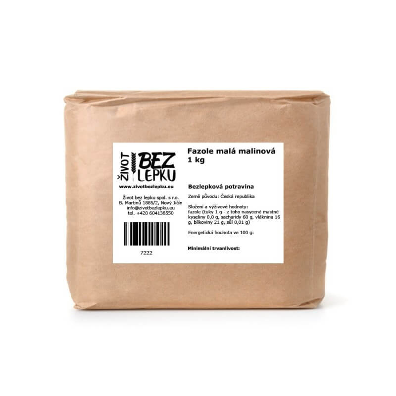 Fazole malá malinová 1 kg Fazole malá malinová 1 kg