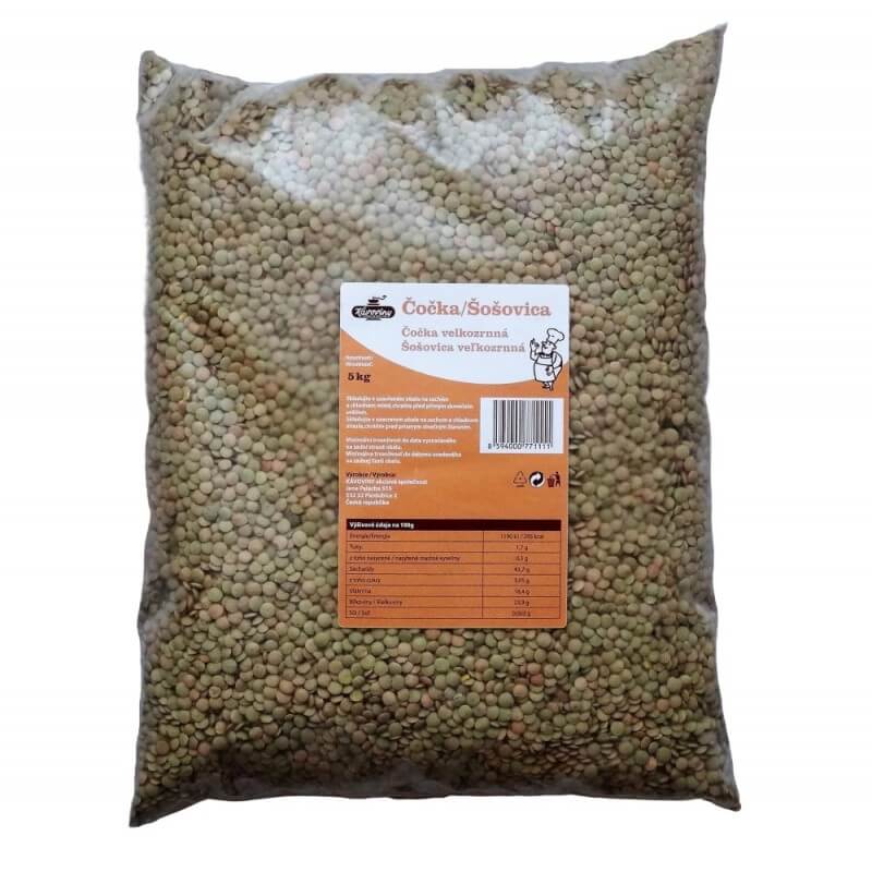 Čočka velkozrnná 5 kg Čočka velkozrnná 5 kg