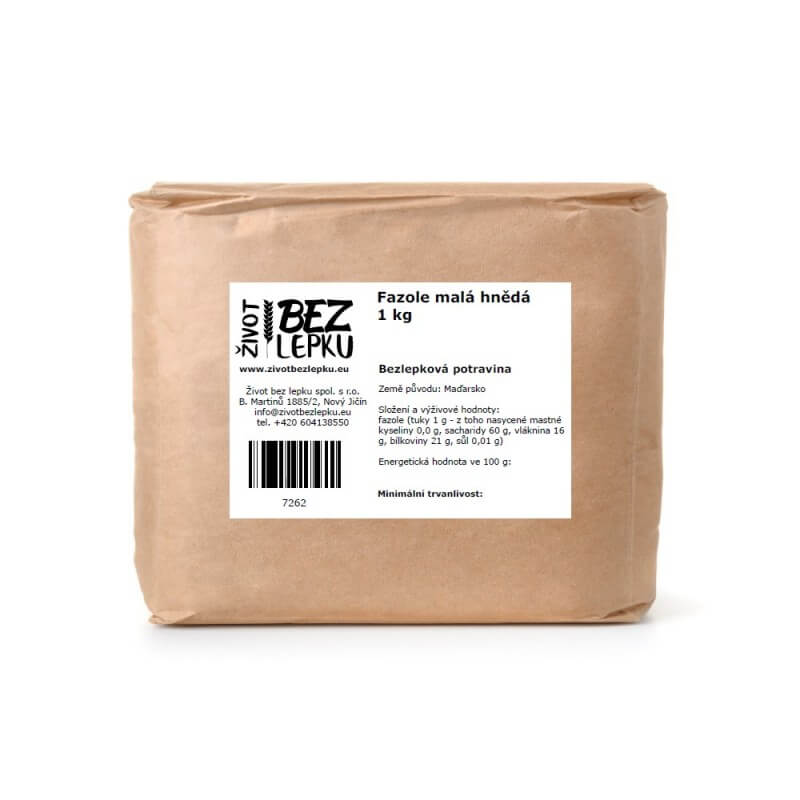 Fazole malá hnědá 1 kg Fazole malá hnědá 1 kg