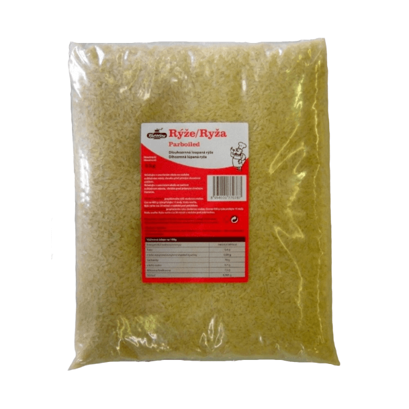 Ryža dlhozrnná parboiled 5 kg Ryža dlhozrnná parboiled 5 kg