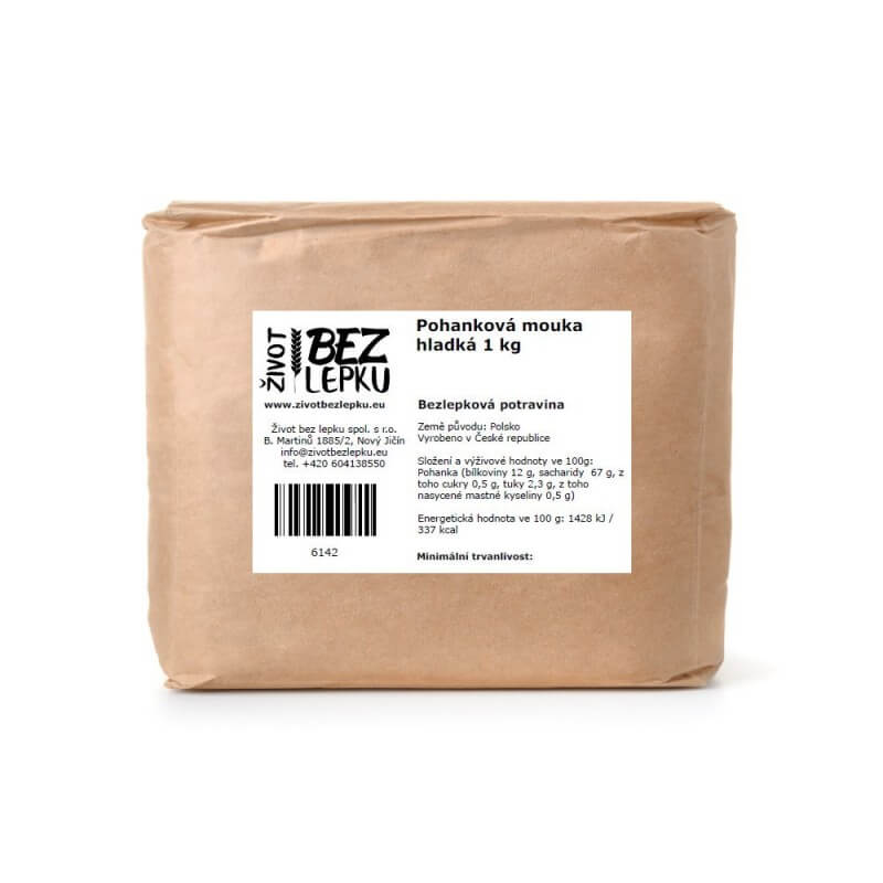 Pohánková múka hladká 1 kg Pohánková múka hladká 1 kg
