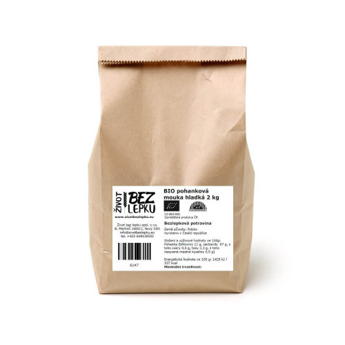 BIO pohánková múka hladká 2 kg