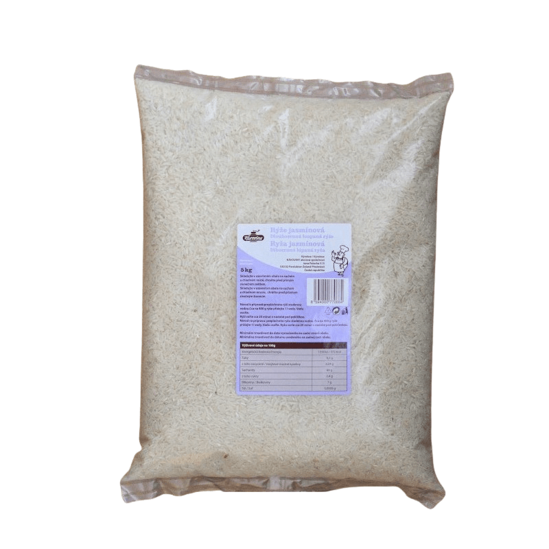 Rýže jasmínová 5 kg Rýže jasmínová 5 kg