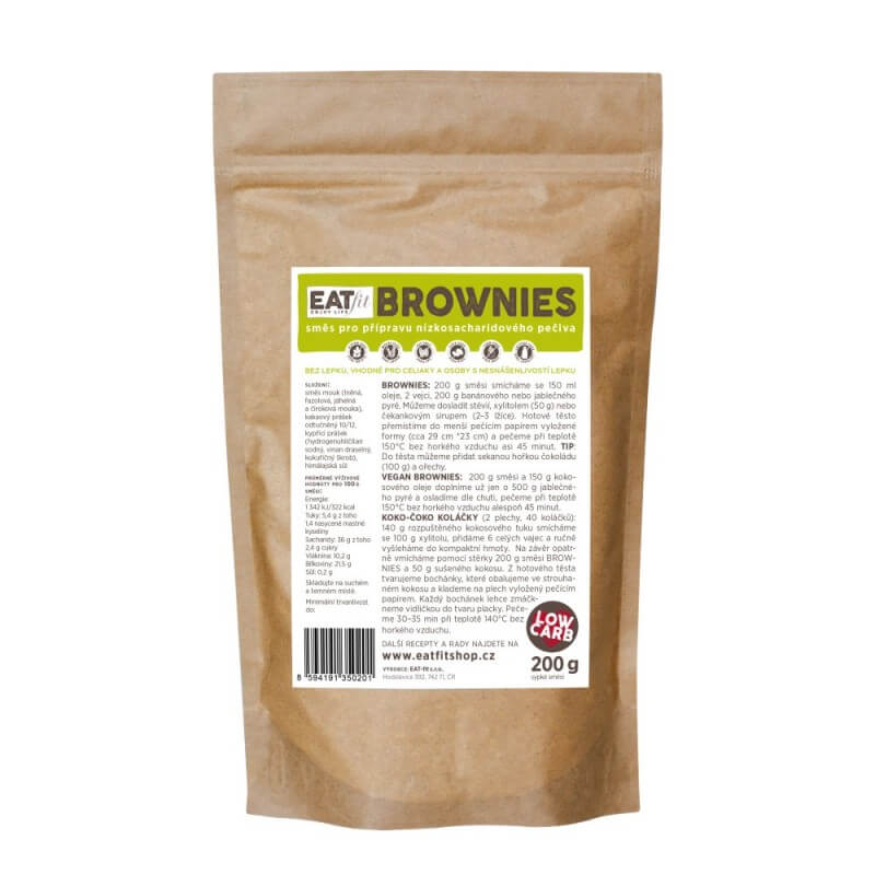 Eat-fit BROWNIES bezlepková směs 200 g