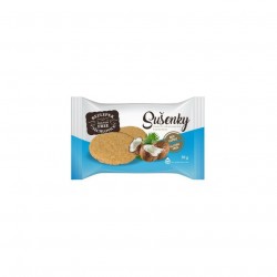 Bezlepkové sušenky jáhlovo-pohankové s kokosem 50 g