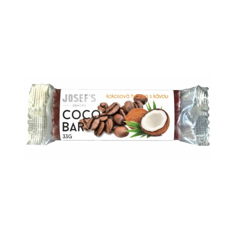 Kokosová tyčinka kávová 33 g