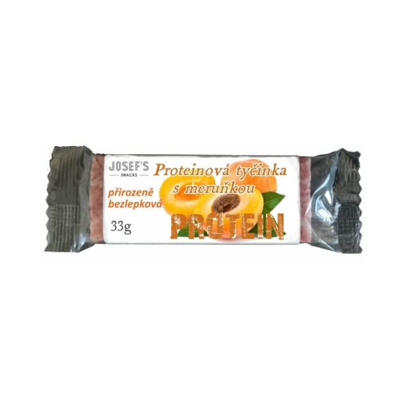 Ovocná tyčinka proteinová s meruňkou 33 g