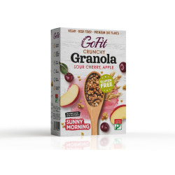 Gofit bezlepková višňovo-jablečná granola 250 g