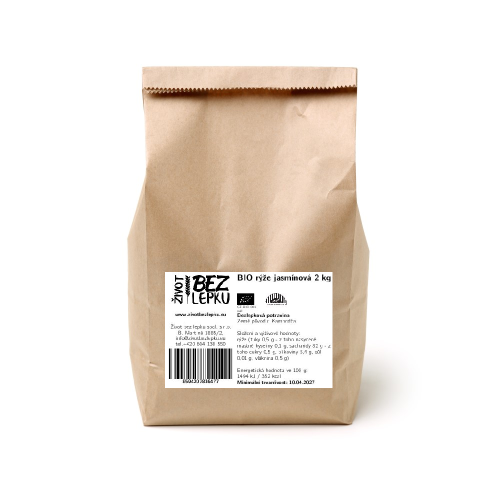 BIO jazmínová ryža 2Kg
