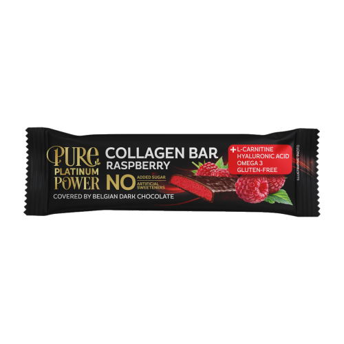 GoFit Pure Platinum tyčinka malinová s kolagénom 30 g