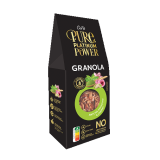 GoFit granola bez pridaného cukru matcha, pistácie a čerešňa 225g