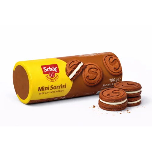 SCHÄR - kakaové sušenky Mini Sorrisi 100 g