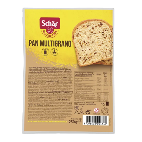 SCHÄR - chlieb Pan Multigrano 250 g