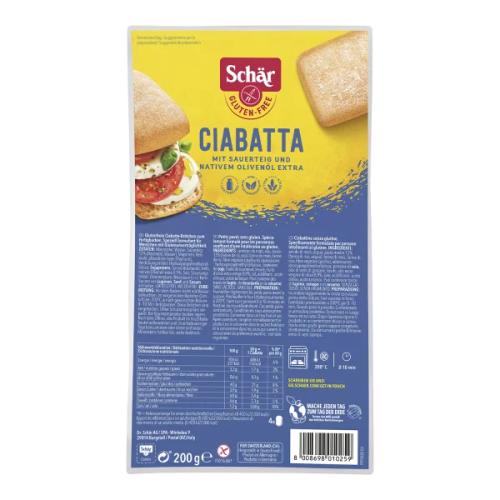 SCHÄR - Ciabatta classic (4x50 g)