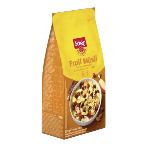 SCHÄR Fruit müsli - ovocné bezlepkove müsli 375 g